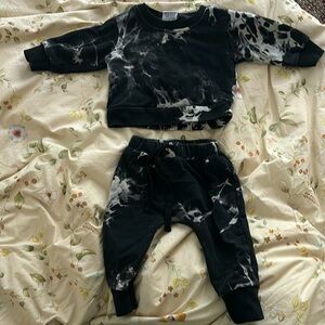 Olive & Scout baby tie dye pullover and joggers set 12-18 months